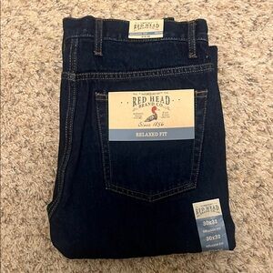 RedHead Men's Relaxed Fit Jeans - Dark Blue